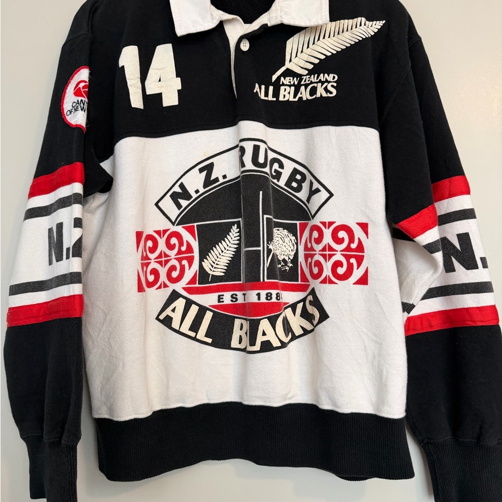 All Blacks Rugby Jersey - Black and White